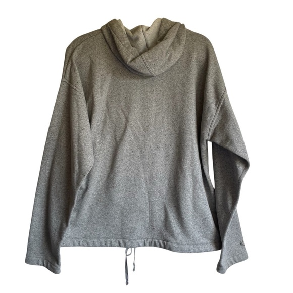 Nike Dri Fit Yoga Heather Gray Pullover Sweatshirt Hoodie OVERSIZED Size Medium - Picture 4 of 8